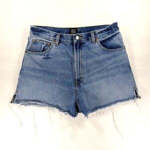 BDG Urban Outfitters Girlfriend High Rise Denim Jean Cut Off Shorts Size 31